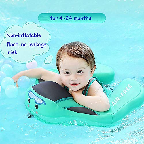V Convey Upgrade 2nd Generation Baby Infant Soft Solid Non-Inflatable Float Lying Swimming Ring Children Waist Float Ring Floats Pool Toys Swim Trainer Classic Swim Ring