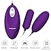 EROCOME 12 -Frequency Waterproof Silicone Double Love Egg for Women