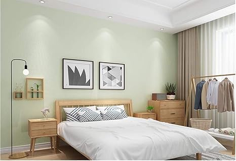 Amazon 張り紙 ウォールシール 家具リメイクシート 壁紙 防水 防湿壁紙自己接着無地壁紙ウォールステッカー 抹茶グリーン 60cm 10m 壁紙