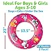 USA Toyz Flying Disc - Flying Rings for Adult and Kids, 3 Pack Beach and Pool Toys - Flying Rings with Original Designs (Dogs, Cats, Fish)