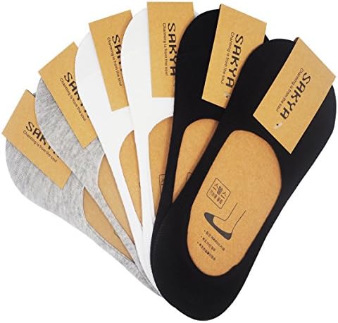 Men Thin No Show Socks Ultra Low Cut Loafer Liners Anti Slip Plus Size