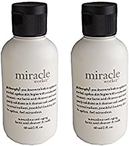Philosophy Miracle Worker Anti-Aging Lactic Acid Cleanser &amp; Mask 2 CT 2 FL OZ