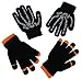 N'Ice Caps Boys Multi Pack Magic Stretch Glove Assortment (6-14yrs, Grey Skeleton/Orange Black)