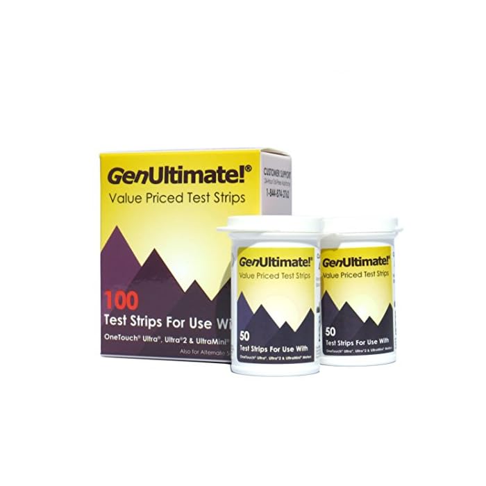 GenUltimate Test Strips, 100 Count