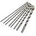 8 Pcs 200mm Extra Long Twist Drill Bits for Steel Straight Shank Tool Sets Wood Plastic and Aluminum, Plastic, Jewelry 2mm - 7mm