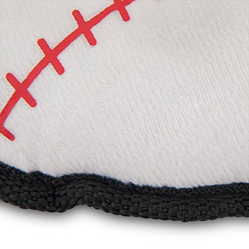3-in-1 Sports Dog Toy Set with Squeaker by Best Pet Supplies - Baseball - Thumbnail 2