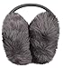 Simplicity Women's Ear Muffs Foldable Men Women Plush Ear Muffs Winter for Outdoor Snowboarding Women's Earmuffs Ear Warmers for Men, Dark Grey