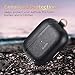 ESR Protective Cover for AirPods Pro (2019 Release), Metro Light AirPods Carrying Case with Keychain & Keyring, Shock-Resistant, Visible Front LED, Black