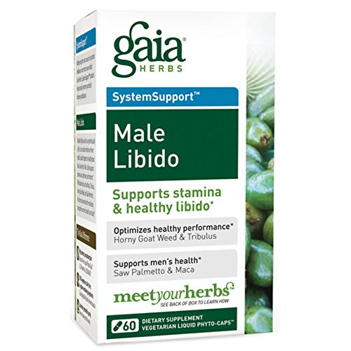 Gaia Herbs, SystemSupport, Male Libido, 60 Vegetarian Liquid Phyto-Caps - 2pc