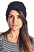 High Style Unisex Merino Wool Cashmere Stretch Cable Knit Slouch Beanie with Lining
