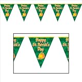 Happy St Patrick's Day Pennant Banner Party Accessory (1 count) (1/Pkg)