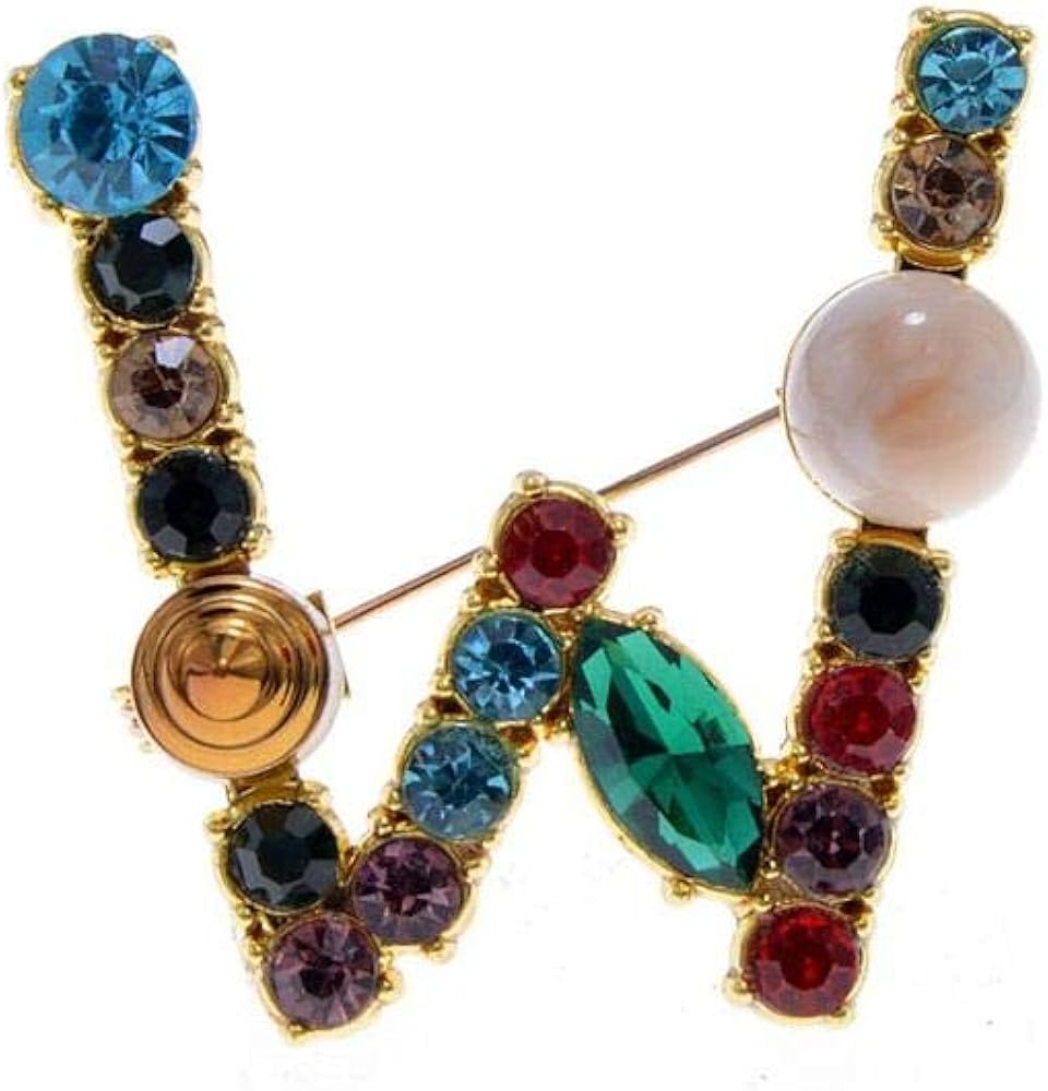 Novelty Brooches Alphabet Brooch Letter Pin Fashion Accessories Jewelry