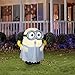 Illumination Entertainment Despicable Me 3.51-ft x 2.99-ft Lighted Minion Halloween Inflatable