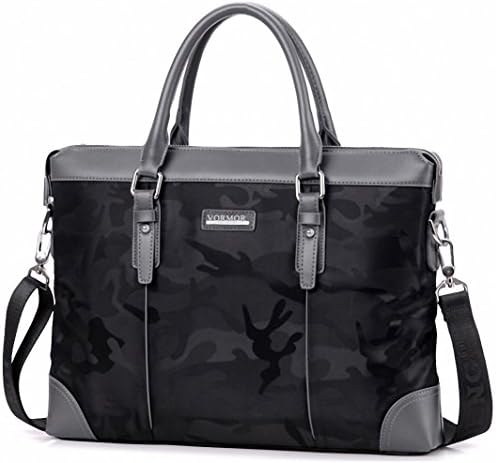 Camouflage Men's Oxford Briefcase shoulder bag for Man Quality Designer Bag for A4 Documents Male Tote Bag Camouflage Black