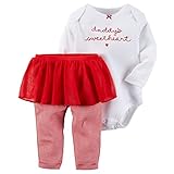 Carter's Baby Girl Valentine's Day Bodysuit & Tutu Pant Set