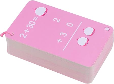 Amazon 足し算と引き算のフラッシュカードすべての事実は幼稚園の子供に最適な色分け 色4 工作用品 文房具 オフィス用品