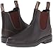 Blundstone Unisex Dress Series 062 Chelsea Boots for Men and Women, Wide Chisel Toe Boots with Cushioned Midsole and Premium Leather, Stout Brown, 10 US Men / 12 US Women / 9 AU