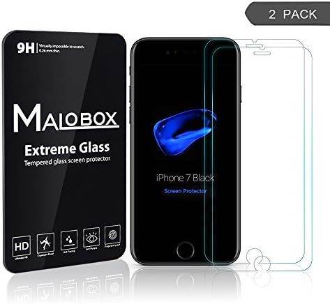 iPhone 7 Screen Protector , 0.26 mm Tempered Glass Screen Protector Dilution fingerprint , Prevent crash for Apple iPhone 7 4.7 "(2-Pack)