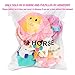 R HORSE Jumbo Cute Narwhal Cake, Unicorn Cake, Strawberry Ice Cream, Monkey Cake, Unicorn Donut, Unicorn Cupcake Set Kawaii Cream Scented Squishies Slow Rising Decompression Squeeze Toys for Kids