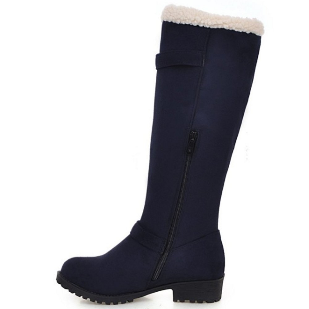 Low Comfort Women CularAcci Heel Boots Biker MidCalf
