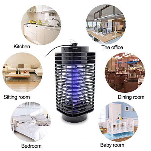 fomei Bug Zapper Mosquito Killer Insect Trap Pest Control Light Electronic UV Lamp for Indoor Outdoor Bedroom, Kitchen, Office, Home