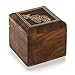 ShalinIndia Wooden Box for Jewelry - Wood Trinket Box - Perfect for Rings, Earrings, Toe Rings & Cuff Links