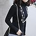 shevalues Silver Long Necklace Fashion Double Layered Sweater Necklace Hammered Loop Circle Long Necklace for Women