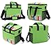 MIER Insulated Lunch Cooler Bag for Men Women, 24 Can Large Lunch Bags Tote Leakproof Lunchbox Coolers for Work Travel Picnic, Green