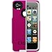OTTERBOX COMMUTER SERIES Case for iPhone 4/4S - Retail Packaging - Hot Pink/White