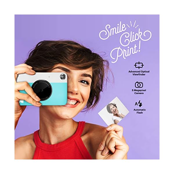 zink kodak printomatic digital instant print camera