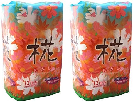 Amazon プリントトイレットロール もみじ 紅葉 椛 2パック デライトベース トイレットペーパー