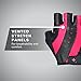 Harbinger Women's Pro Gloves with Vented Cushioned Leather Palm for Weightlifting, Training, Fitness, and Gym Workouts Medium