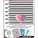 me & my BIG ideas Sticker Book - The Happy Planner Scrapbooking Supplies - Black & White Stripes With Rainbow Foil - Disc-bound Sticker Storage Book - 5 Dividers - Sturdy Laminated Covers