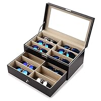 Oureong Sunglasses Storage Box Women