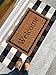 UKELER Buffalo Plaid Rugs- Machine Washable Black and White Checkered Plaid Rug Hand-Woven Buffalo Checkered Kitchen Runner Rugs 51.2''x23.6''