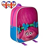 Original 3D Trolls Backpack, Official Licensed Trolls | DreamWorks Backpack Poppy 3D