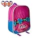 Original 3D Trolls Backpack, Official Licensed Trolls | DreamWorks Backpack Poppy 3D