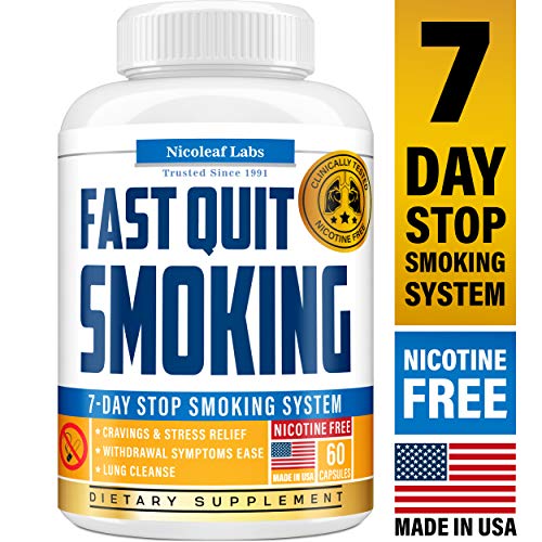 Lung Cleanse & Fast Quit Smoking Aid Detox Pills for Clear Lungs 60