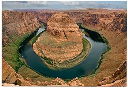 CafePress 2 Horseshoe Bend 042307 001A Magnets Rectangle Magnet, 3"x2" Refrigerator Magnet