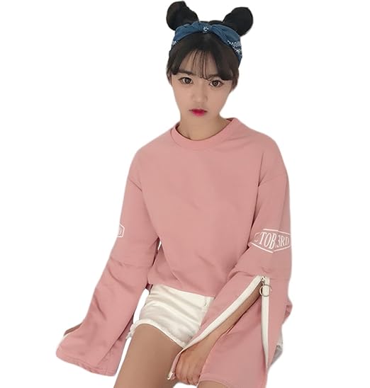 Amazon Longwu パーカー レディース 長袖プルオーバー トレーナー