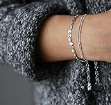 Boosic Multi Layer Bracelets Gold Bracelets for Women, Pack of 2