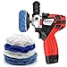 AUTDER 7 Inch & 8 Inch Car Polisher Pad Bonnet, Waxers Bonnet Set, Woollen+Cotton+Microfiber+Coral Fleece, 2 Pcs for Each, Pack of 8 Pcs
