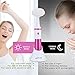 Mother's Day gift KINGDOMCARES Facial Cleansing Brush Cleansing System with Facial Brush Electric Vibrating Exfoliator Massager for Body Skin Care Blackhead Remover Clear Pores Rose