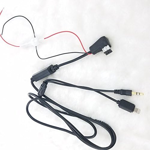HANFORVER 1 Meter 3.5mm AUX Audio Cable for Pioneer IP-Bus CD With 8-Pin Lightning CHARGEING for iPhone 5, 5S, 5C, 6, 6S, iPad 4, Air, Mini