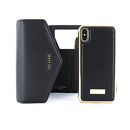 Ted Baker Fashion Crossbody Case for iPhone Xs Max, Protective Cover for iPhone Xs Max - Selie - Black