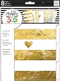 me & my BIG ideas Create 365 The Happy Planner Gold Foil Dividers