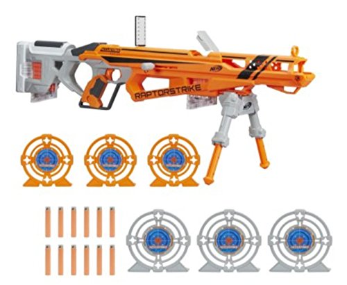 Nerf N-Strike Elite AccuStrike RaptorStrike Dart Gun Target Value Pack with Bonus