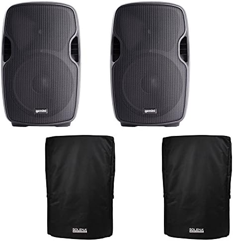Gemini AS-12 12-inch Passive Speakers (2) w/ Covers
