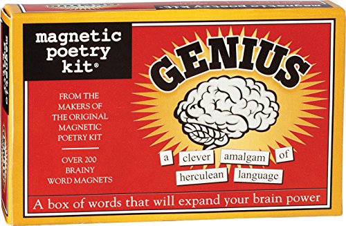 Magnetic Poetry - Genius Kit - Words for Refrigerator - Write Poems and Letters on the Fridge - Made in the USA