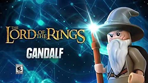 Lego Parts: Dimensions Toy Tag 4 x 4 x 2/3 with 2 Studs for Gandalf #3